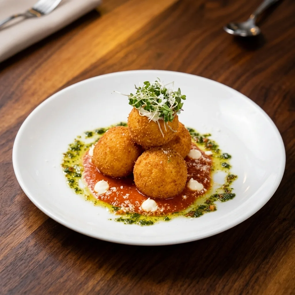 Beef Arancini at SOHO Kitchen + Wine in Exchange District, Winnipeg